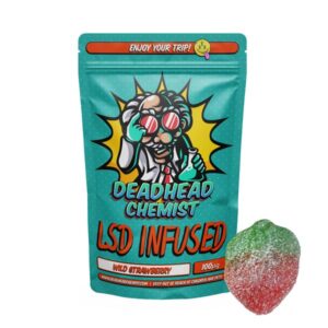 LSD Edible 100ug Wild Strawberry Gummy Deadhead Chemist - Deadhead Chemist Store